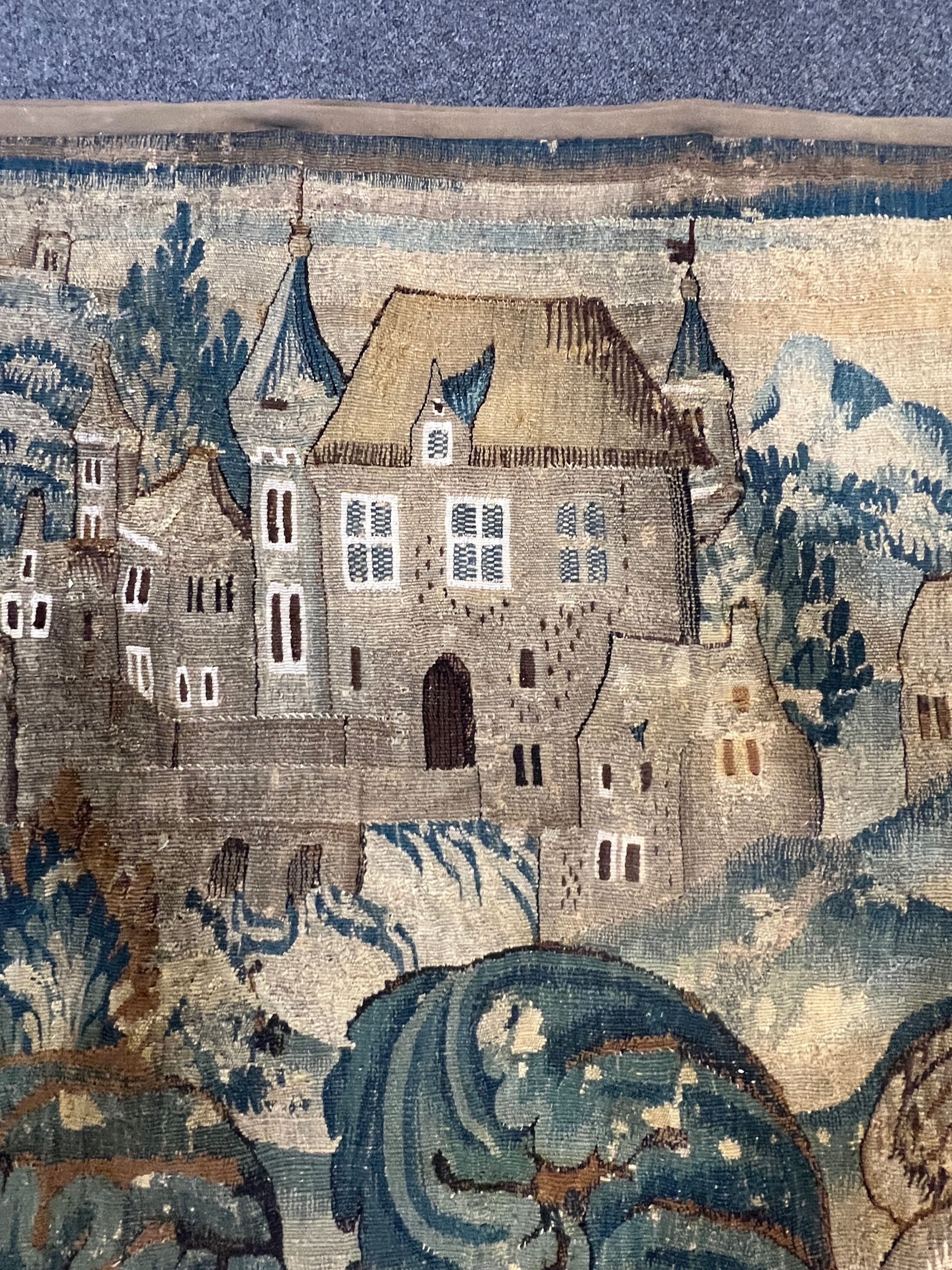 A 17th century Flemish verdure tapestry